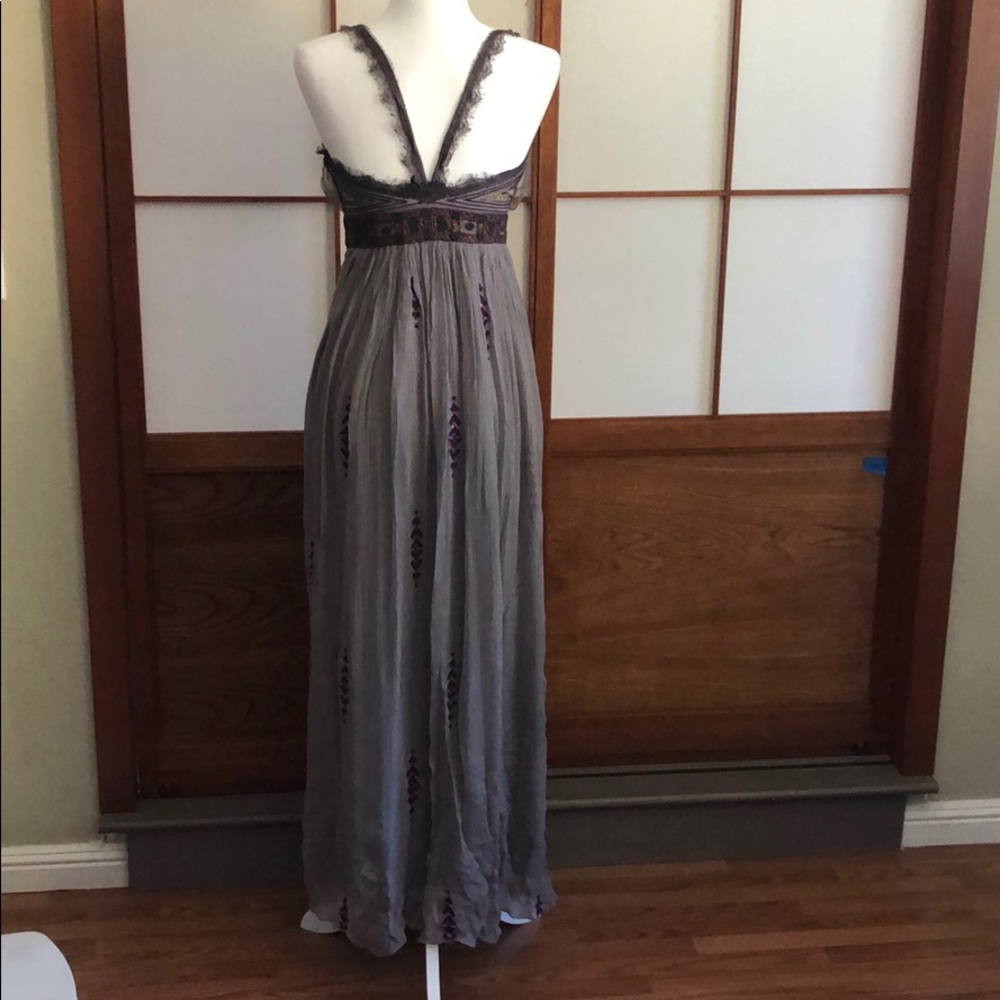 Free People Purple Embroidered Artemis Maxi Dress - Picture 4 of 10